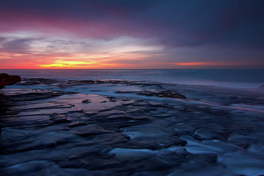 Sunrise On Beach Photograph by Andi Surjanto