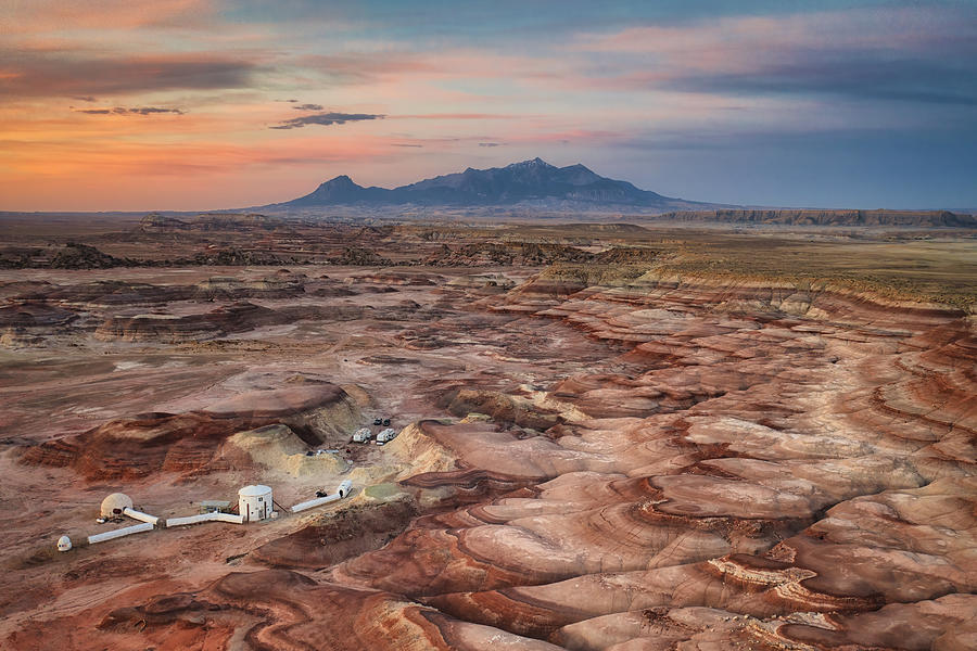 Landscape Photograph - Sunrise On Mars by Michael Zheng