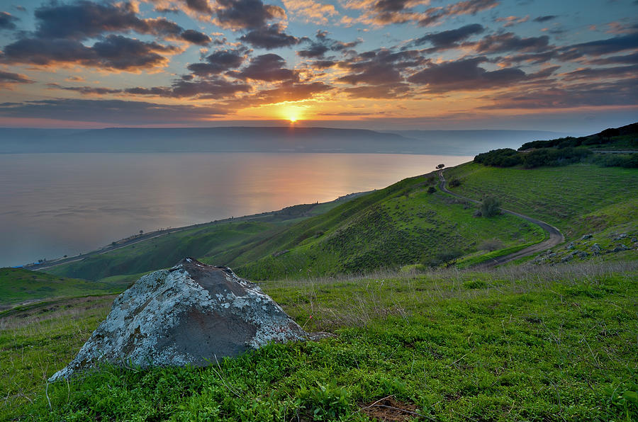 Sunrise On Sea Of Galilee Photograph by Ilan Shacham