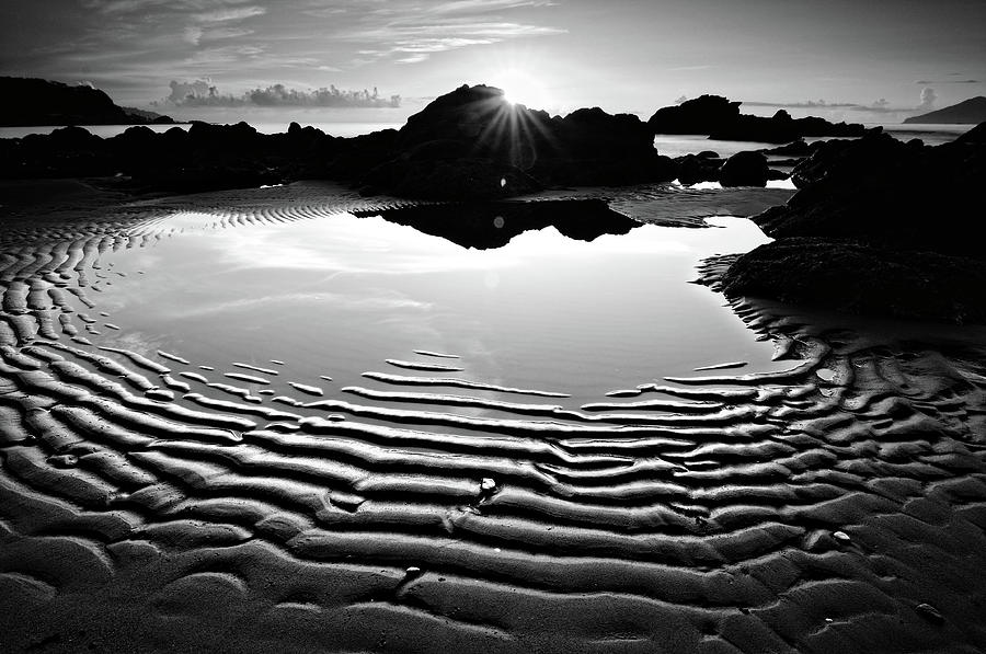 Sunrise On Sediment Ripple Photograph by Joyoyo Chen