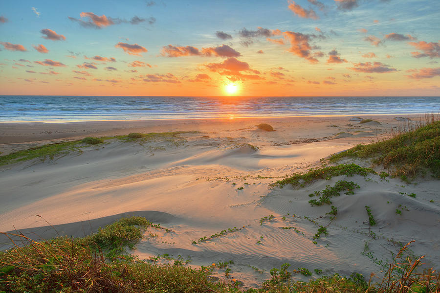 Beach Photograph - Sunrise on South Padre Island, Texas 5 by Rob Greebon