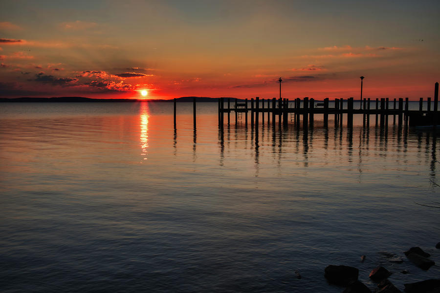 Sunrise on the Bay Photograph by Mark Dodd