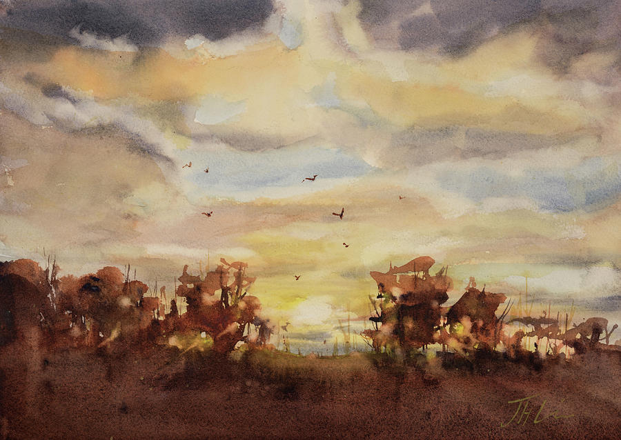 Sunrise on the Lane ll by Judith Levins Sunrise on the Lane ll by Judith Levins