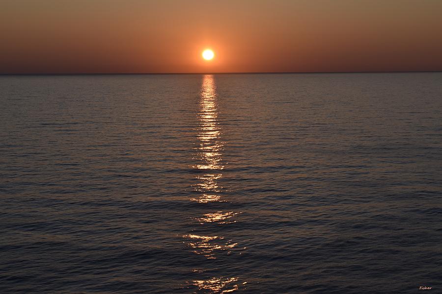 Sunrise On The Mediterranean Sea Photograph