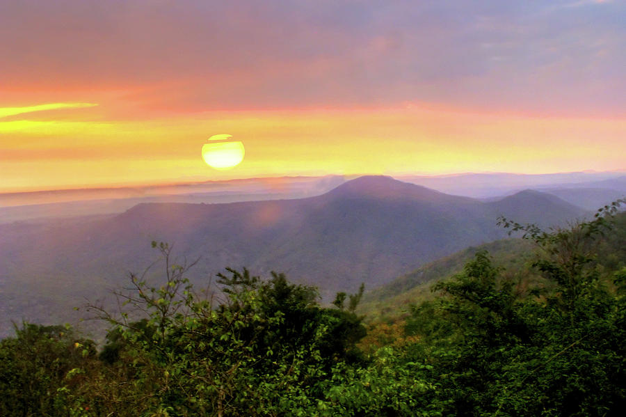 Sunrise On The Mountains Photograph by Srinivas G