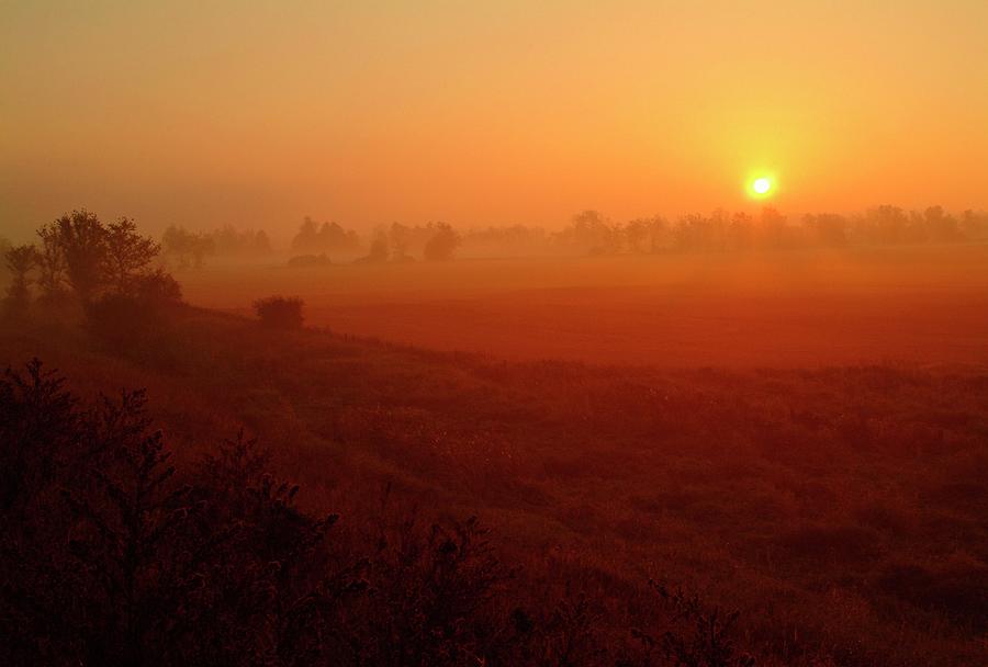 Sunrise Over A Field Photograph by Design Pics/design Pics Bro