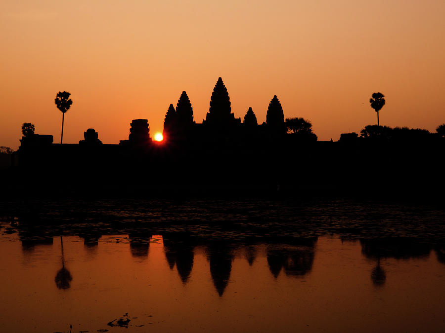 Sunrise Over Angkor Wat, Cambodia Photograph by Holgs