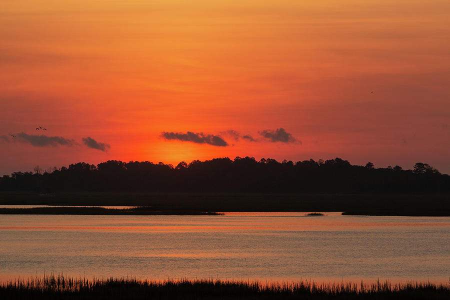 Sunrise Over Drunken Jack Island Photograph by D K Wall