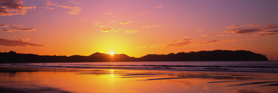 Sunrise Over Hills, Samara Beach Photograph by Panoramic Images
