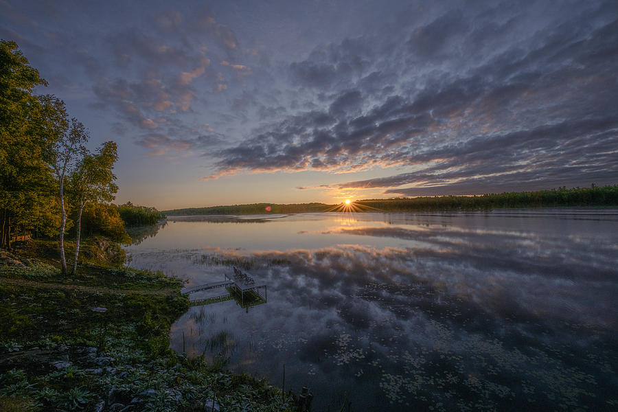 Sunrise Over Lake Photograph by Betty Liu