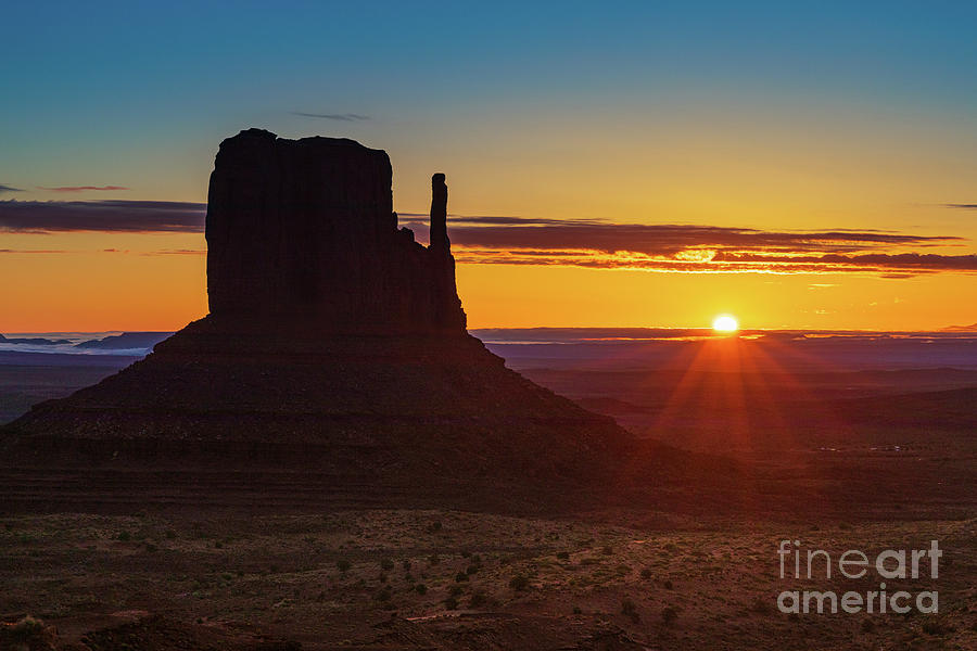 Sunrise Over Monument Valley Photograph by Mimi Ditchie