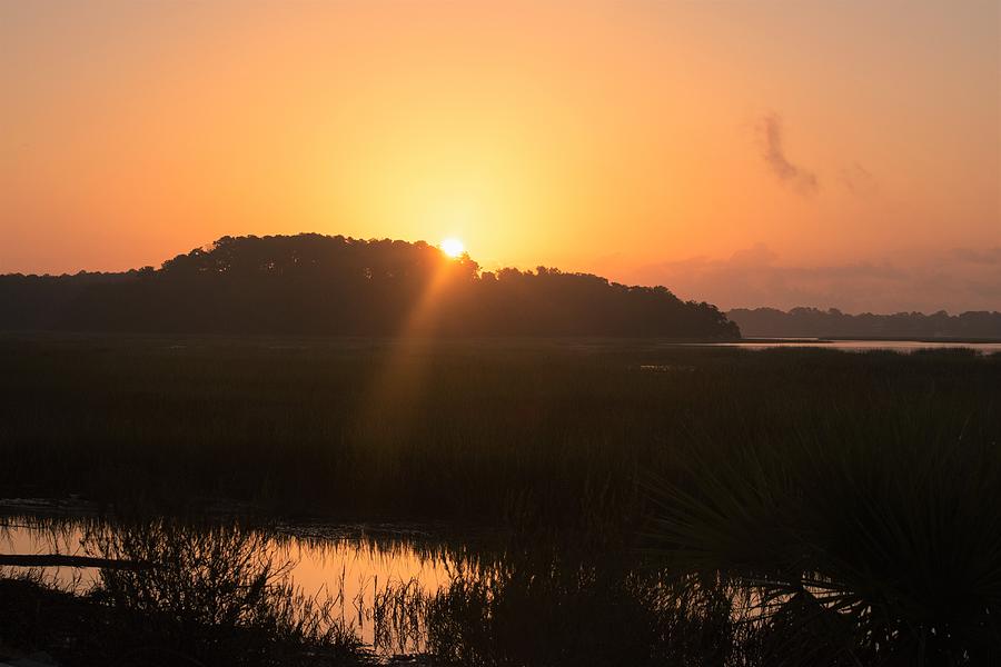 Sunrise over Pinckney Island Photograph by Mary Ann Artz