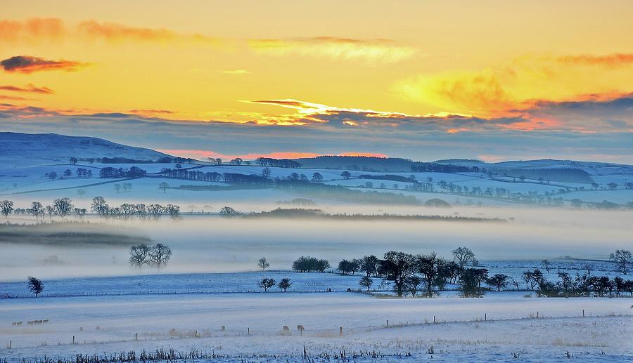 Sunrise Over Rural England Photograph by Richard Sharrocks