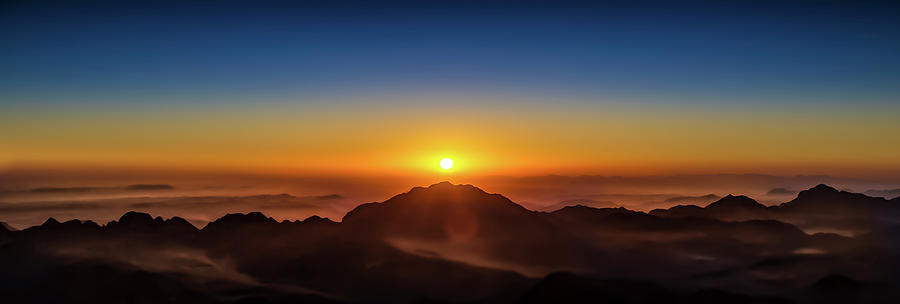 Nature Photograph - Sunrise Over Sinai by Jonathan Ross