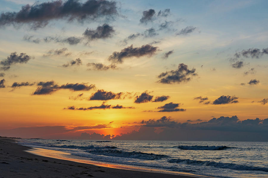 Sunrise over the Atlantic Photograph by Liz Albro