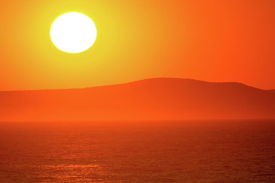 Sunrise Over The Ocean. Sleaford Bay Photograph by John White Photos