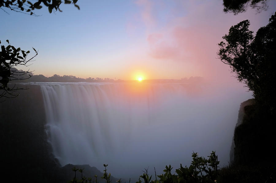 Sunrise Over Victoria Falls Photograph by Wolfgang steiner