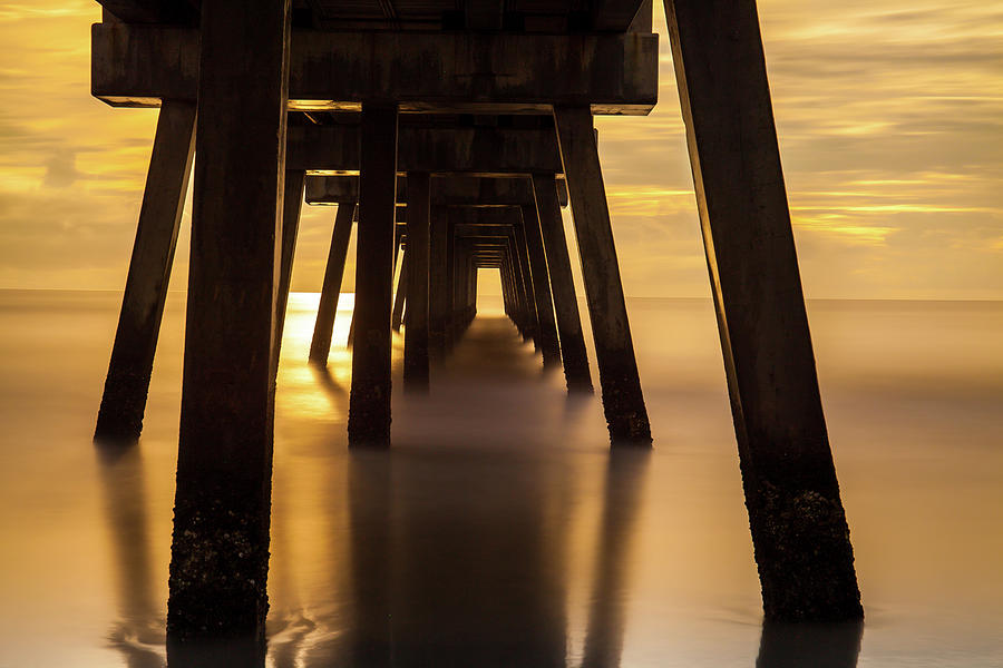 Sunrise Pier Photograph by Kenny Thomas