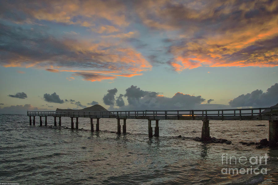 Sunrise Pier Photograph by Mitch Shindelbower