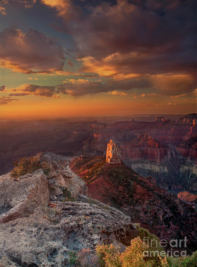 Sunrise Point Imperial North Rim Grand Canyon National Park Arizona Photograph by Dave Welling