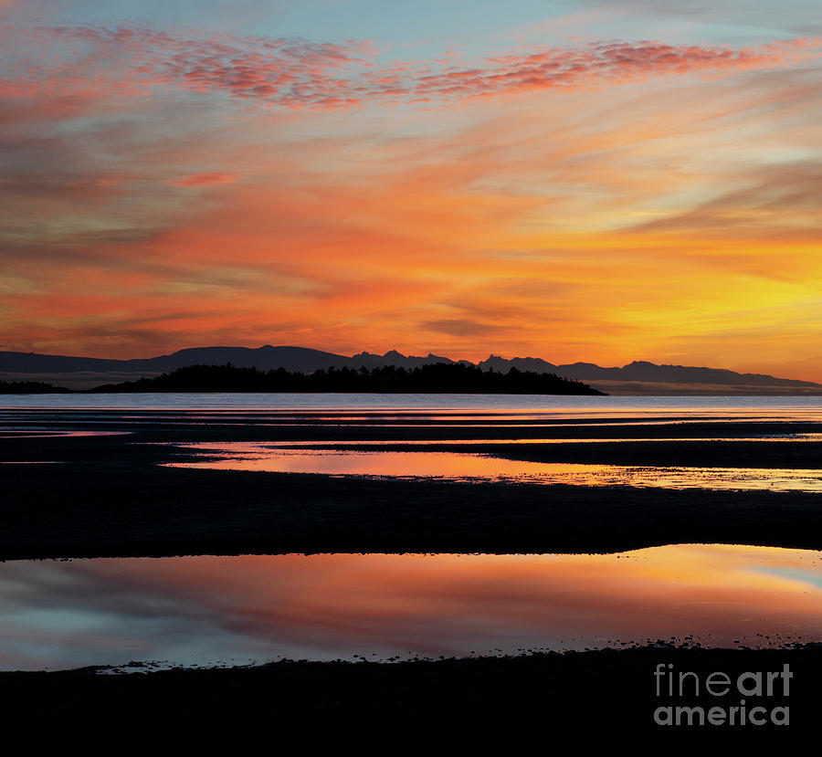 Sunrise Rathtrevor Beach 3 Photograph by Bob Christopher
