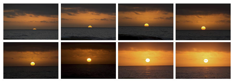 Sunrise Sequence At The Beach Photograph by Meich Chua - Pixels