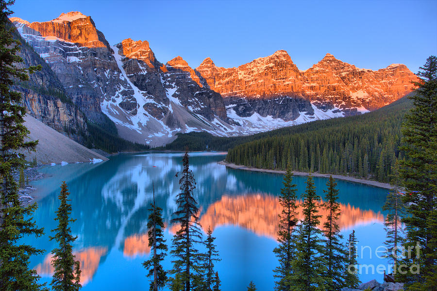Sunrise Spectacular At Moraine Lake 2019 Photograph by Adam Jewell