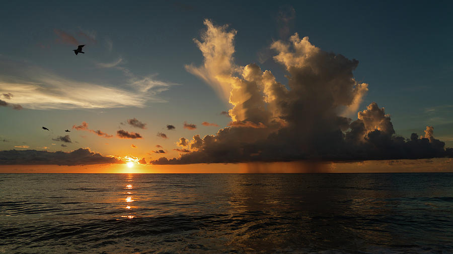 Sunrise Storm Soaring Delray Beach Florida Photograph by Lawrence S Richardson Jr
