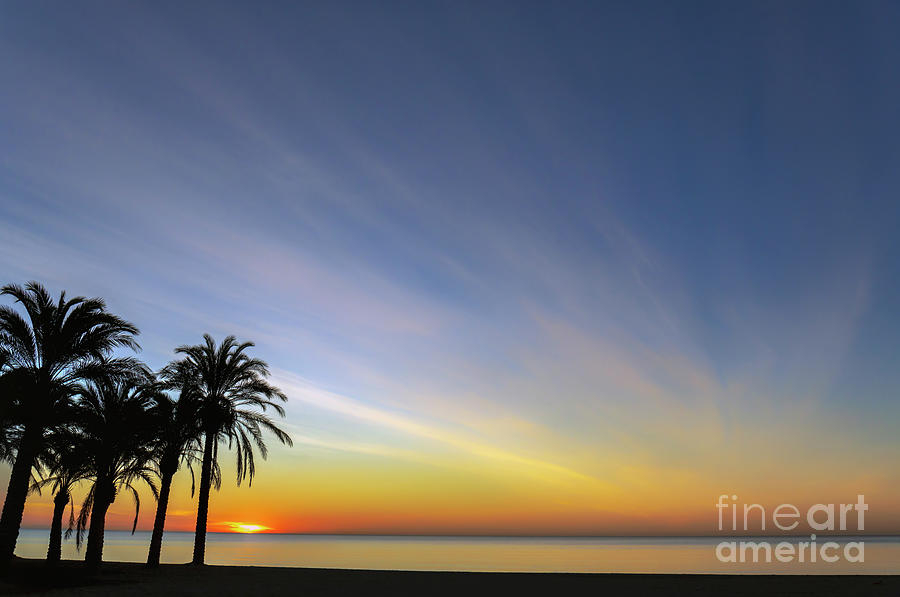 Sunrise, Torremolinos, Spain Photograph by European School