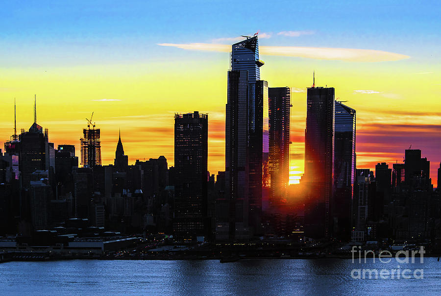 Sunrise View Hudson Yards NYC Photograph by Regina Geoghan