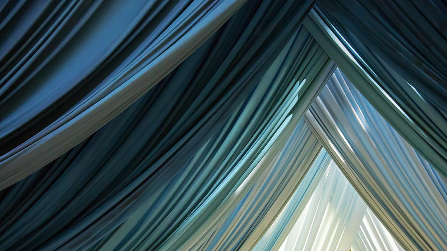 Abstract Photograph - Sunroom Drapes by Lus Joosten