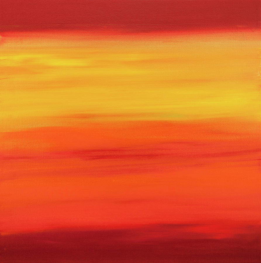 Abstract Painting - Sunset 26 by Hilary Winfield