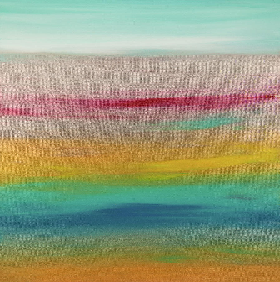 Abstract Painting - Sunset 47 by Hilary Winfield