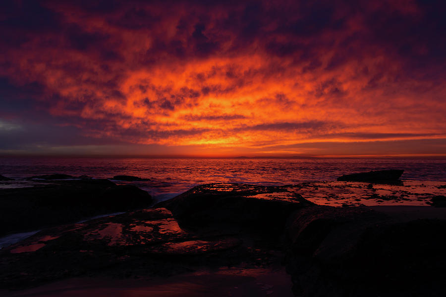 Sunset Aliso Beach Photograph by Kyle Hanson