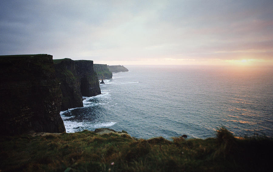 Sunset Along The Cliffs Of Moher Photograph By Danielle D. Hughson ...