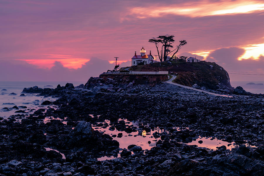 Sunset and Low Tide at Battery Point Photograph by ProPeak Photography