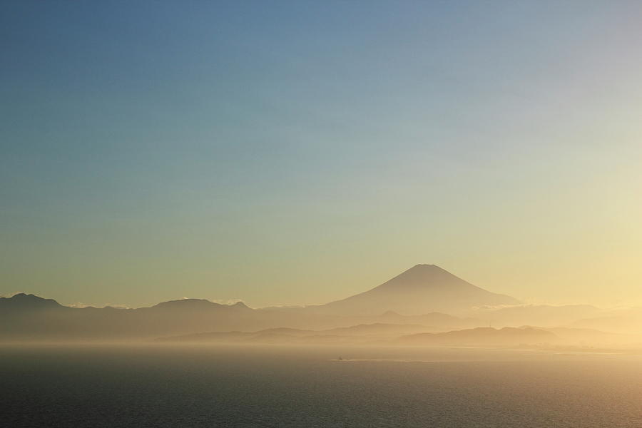Sunset And Mt. Fuji Photograph by Photo By Yasa