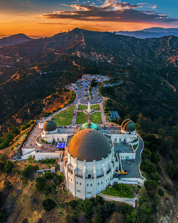 Hollywood Photograph - Sunset and the Observatory  by Art K