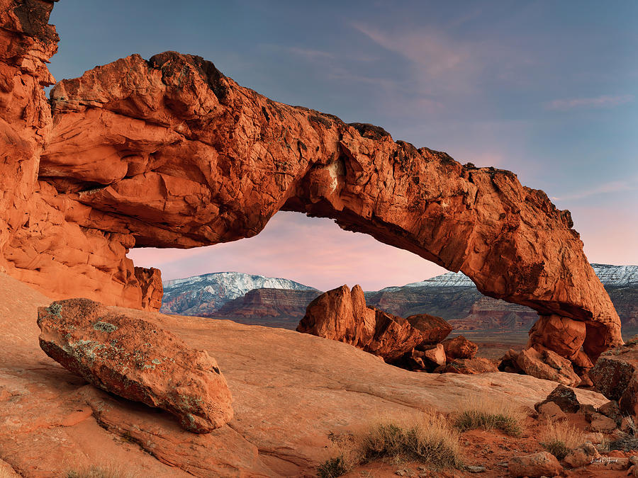 Sunset Arch Photograph by Leland D Howard
