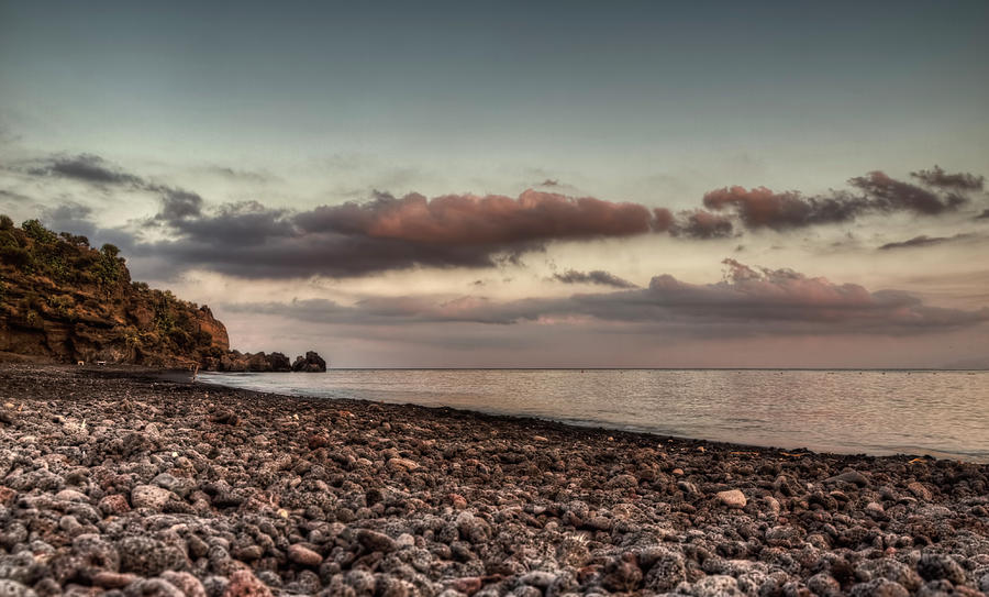 Sunset At Asino Beach,  Vulcano Photograph by Andrea Rapisarda Photography