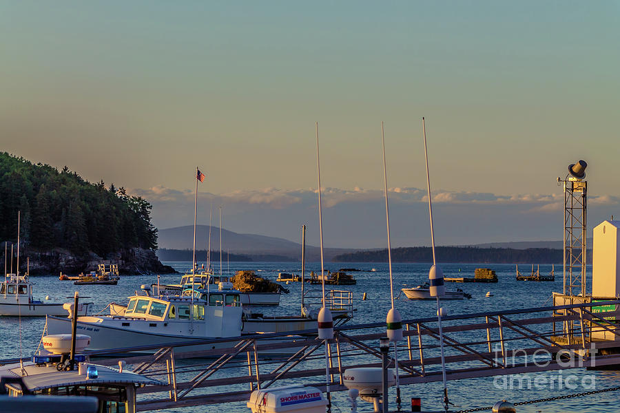 Sunset at Bar Harbor Photograph by Claudia M Photography