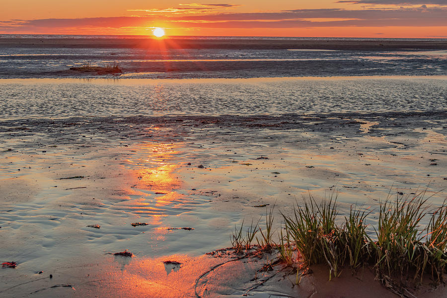 Sunset at Carlton Cove, Prince Edward Island Photograph by Marcy Wielfaert