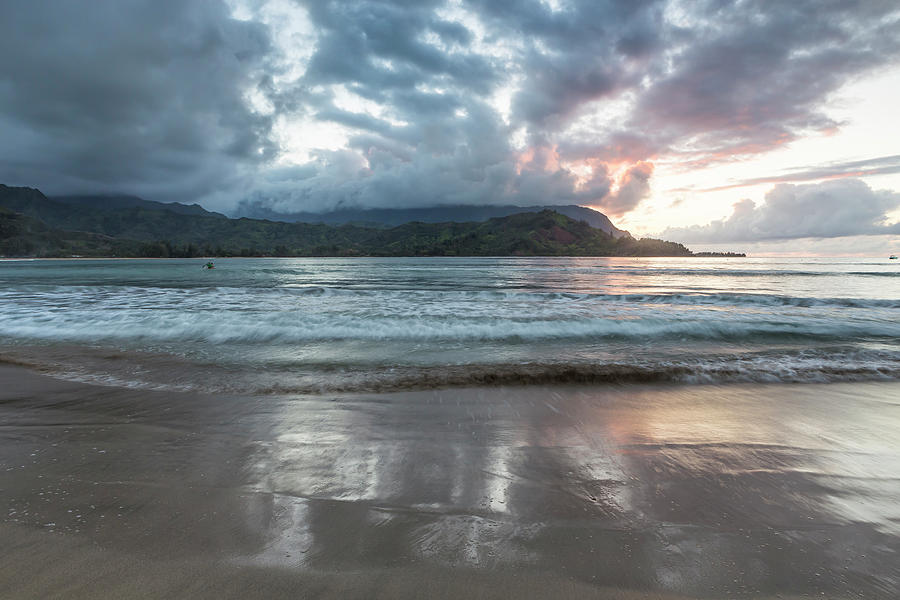 Sunset at Hanalei Bay, No. 4 by Belinda Greb Sunset at Hanalei Bay, No. 4 by Belinda Greb