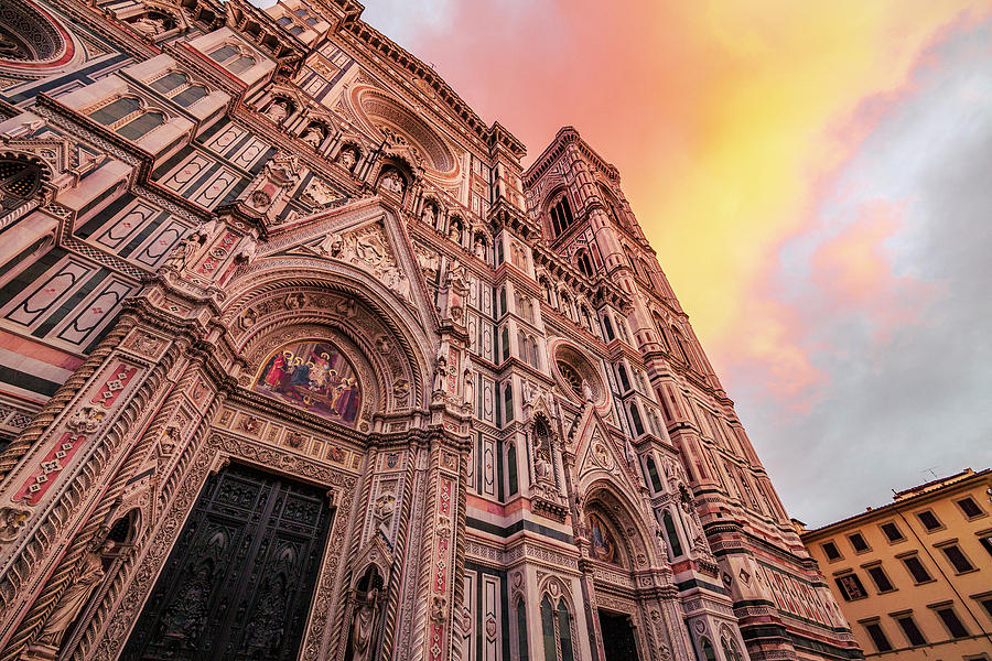 Sunset at Il Duomo di Firenze Photograph by ProPeak Photography