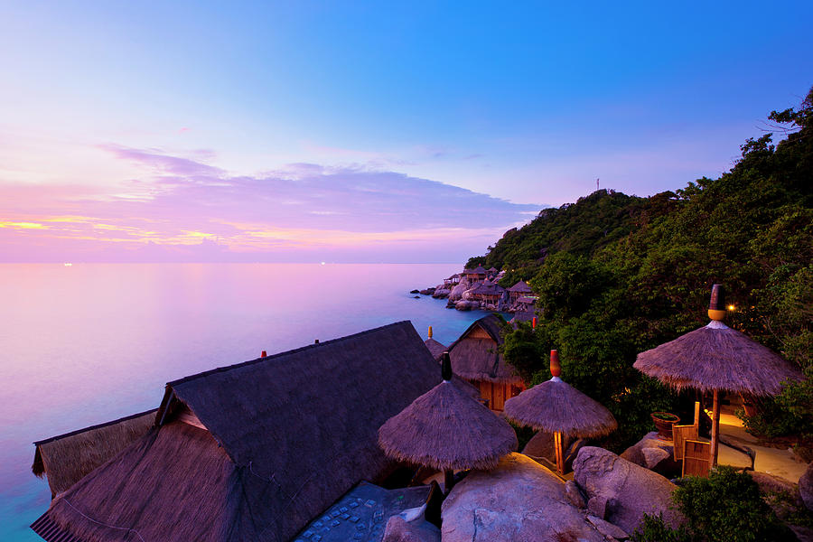 Sunset At Koh Tao, Thailand Photograph by Holgs