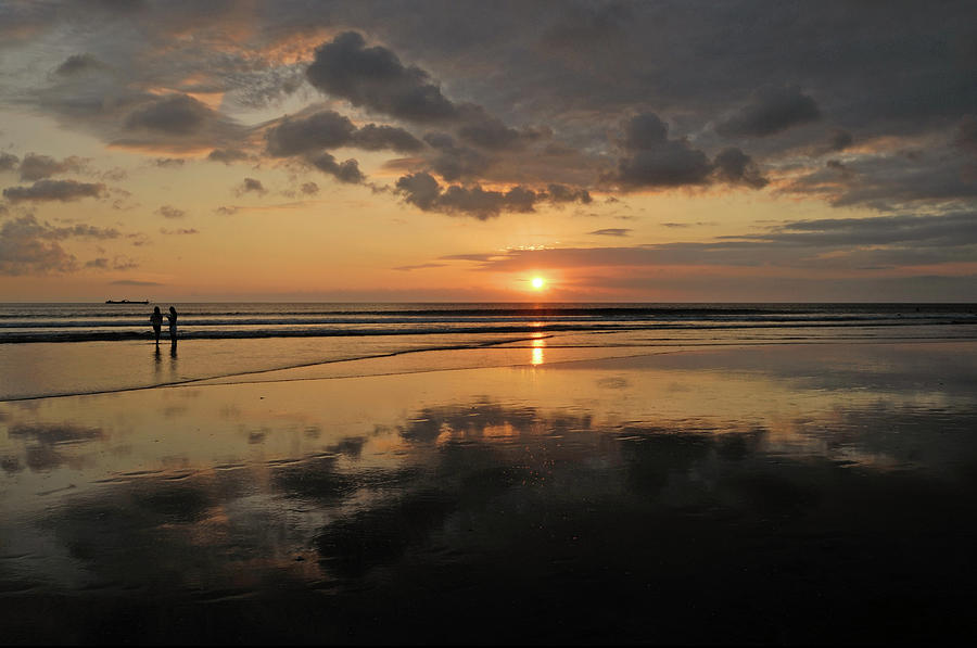 Sunset At Kuta Beach Photograph by Ania Blazejewska