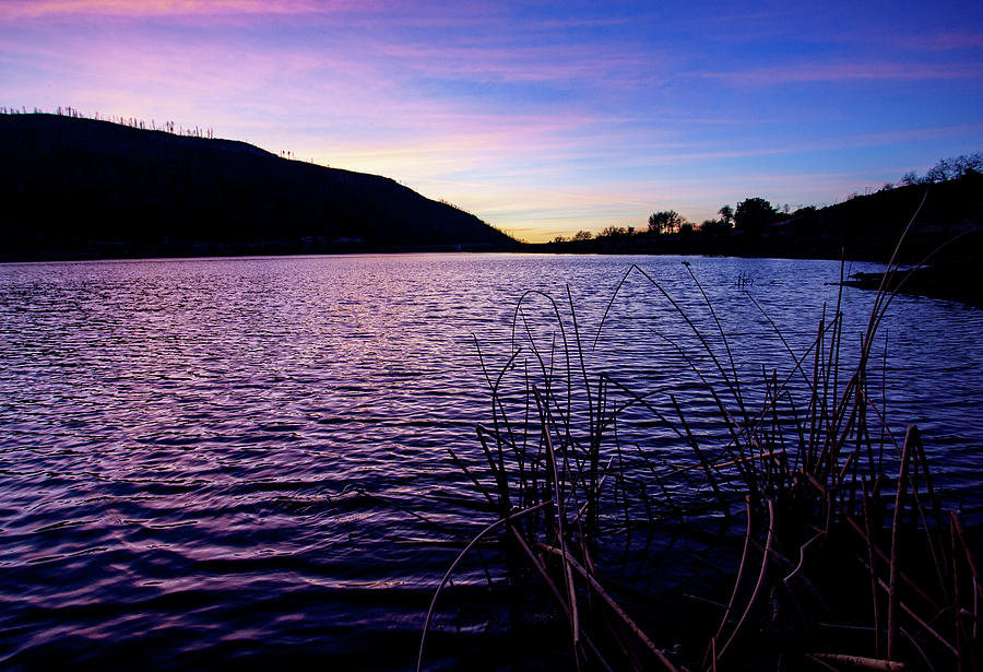Sunset At Lake Cuyamaca Photograph by Anthony Jones