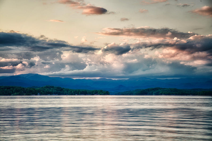 Sunset At Lake Keowee Photograph by Blaine Owens Photography