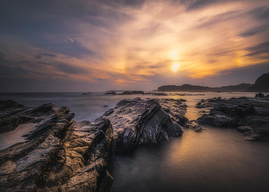 Sunset At Miura Peninsula Photograph by Hiroaki Ikeshita