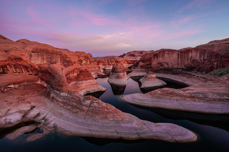 Sunset at Reflection Canyon Photograph by Philip Cho